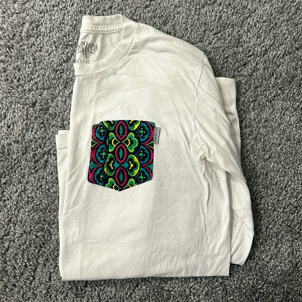 Serengetee long sleeve pocket tshirt